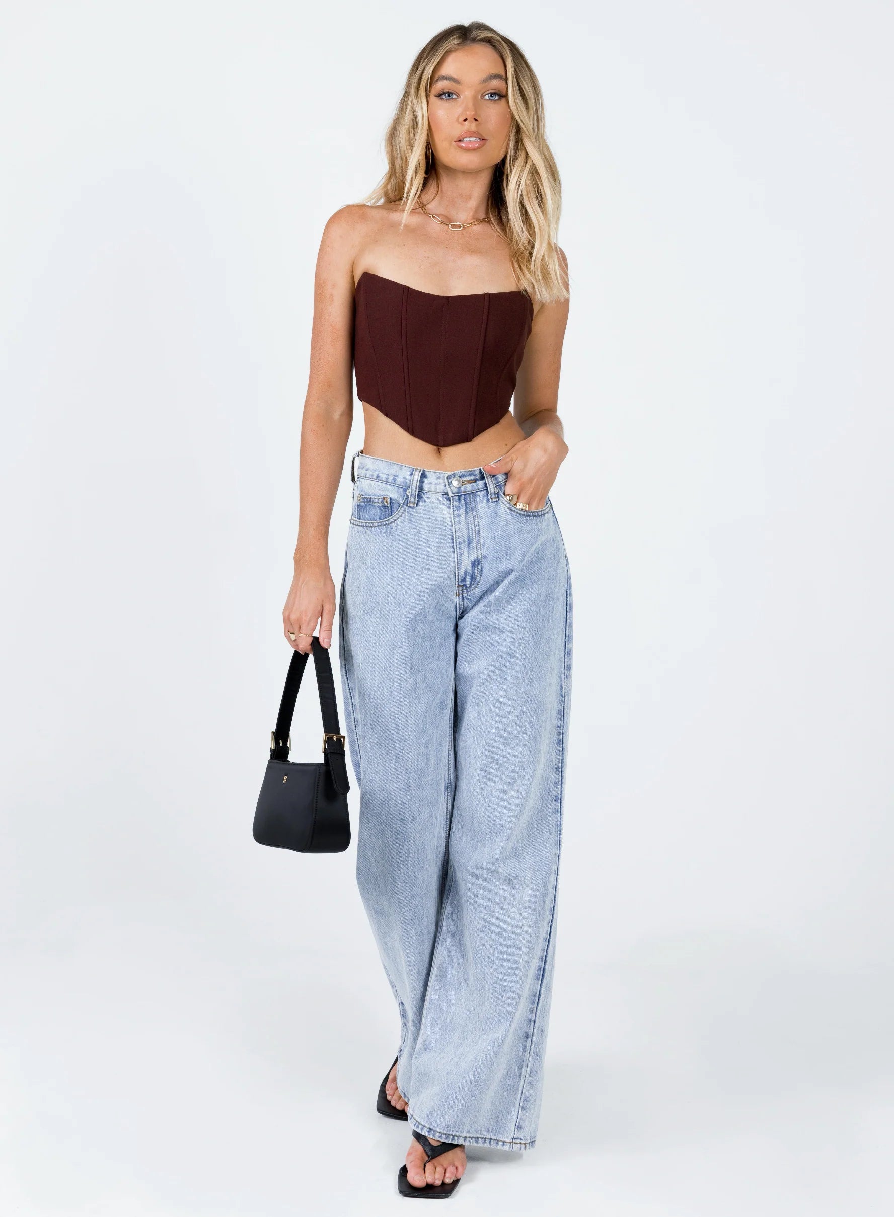 Carlie Top Brown