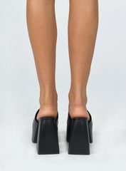 Windsor Smith Highrise Platform Heel Black