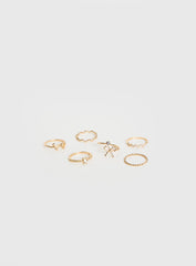 Symmetry Ring Pack Gold
