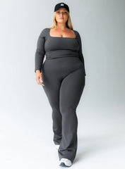 Integrity Activewear Yoga Pants Grey Curve