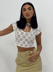 Amity Lace Top Ivory