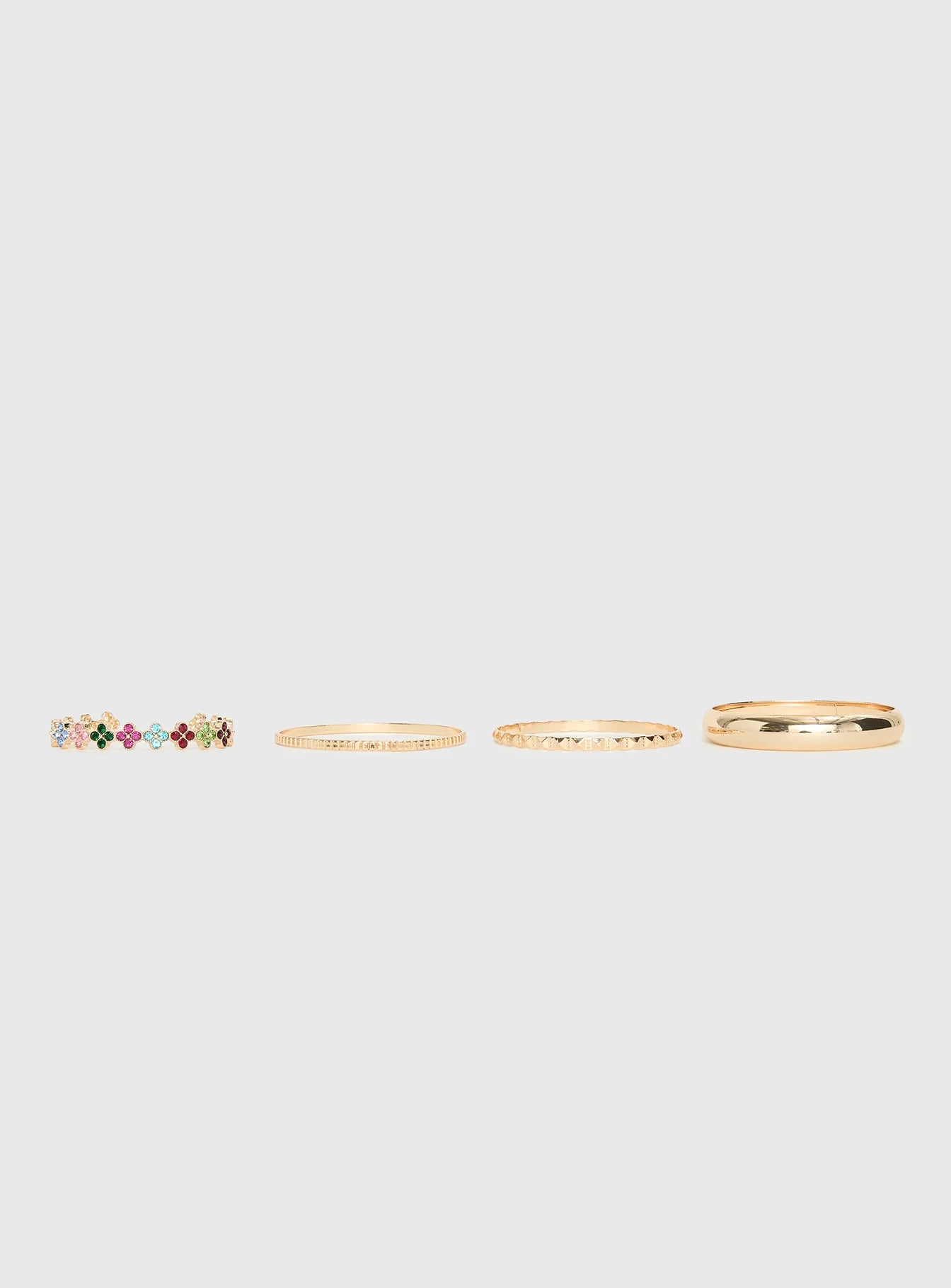 Blame Game Bracelet Set Gold