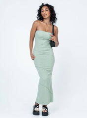 Oscar Midi Dress Sage Green