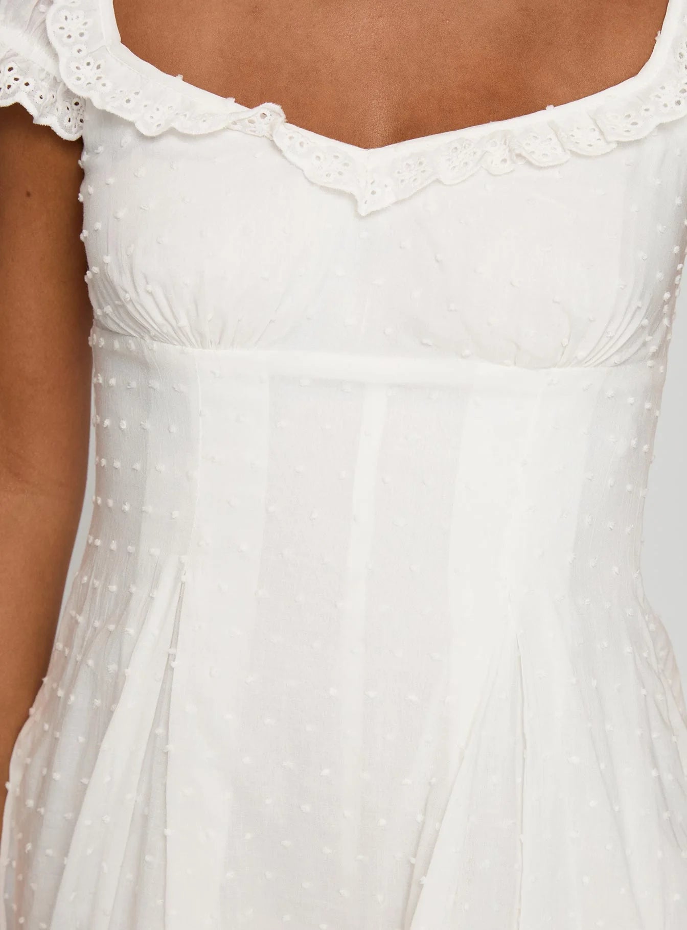 Want Your Love Playsuit White