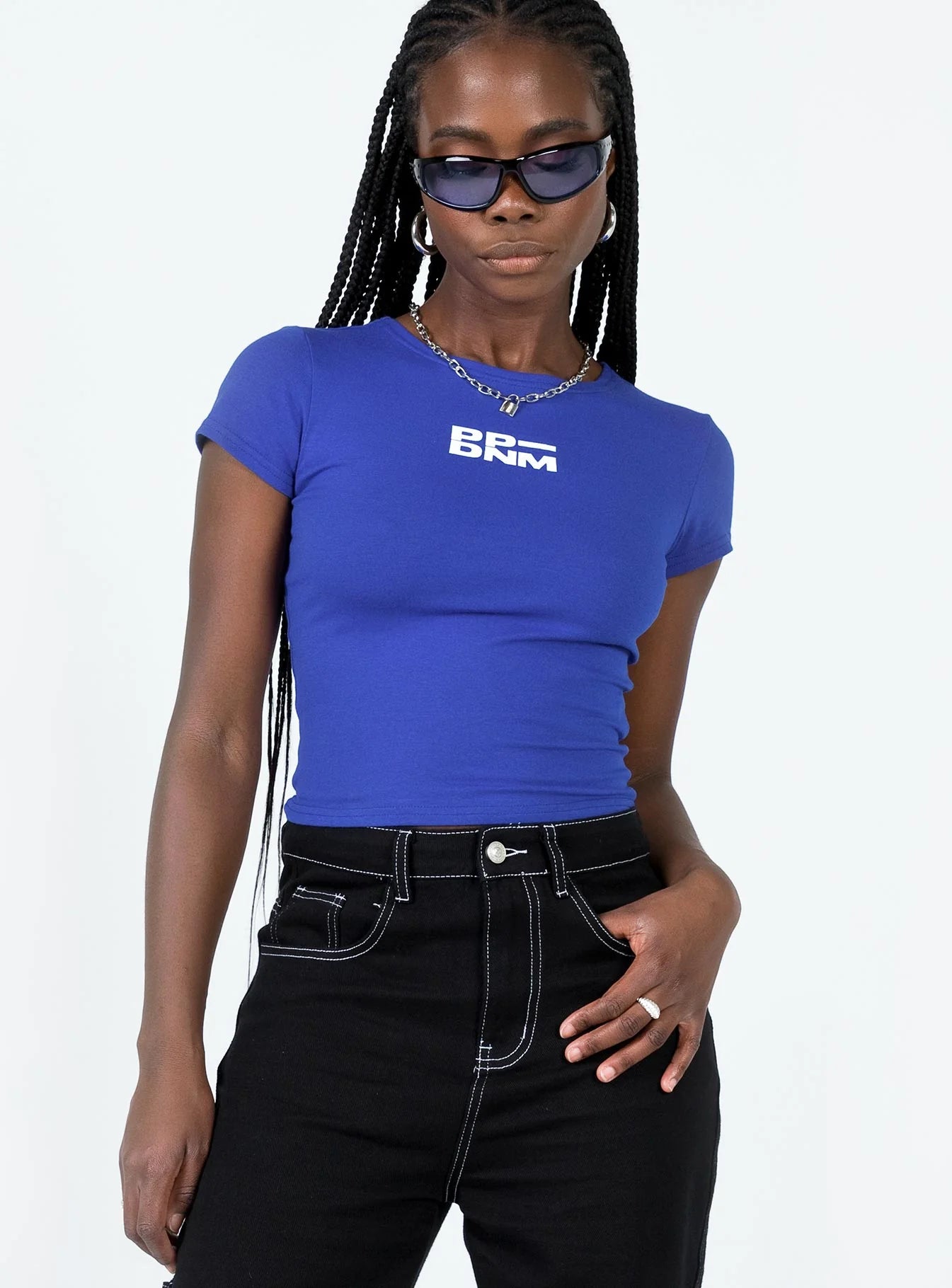 Polly Denim Club Tee Blue