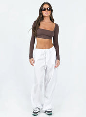 Amira Long Sleeve Top Brown