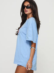 Races 1996 Oversized Tee Blue
