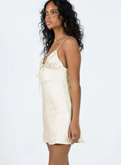 Cosmo Mini Dress Champagne