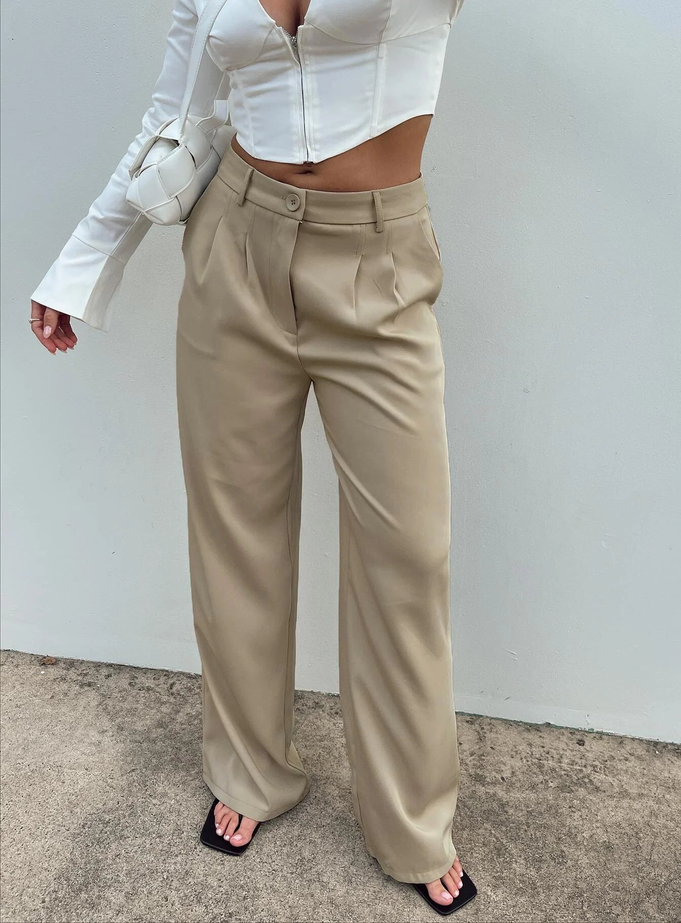 Archer Pants Taupe Eco Tall