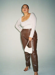 Love Club Pants Brown Curve
