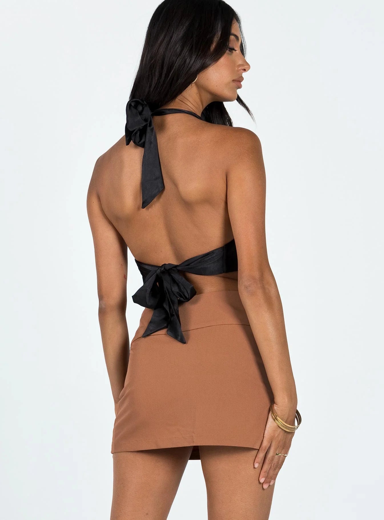 Minnie Micro Skirt Rust