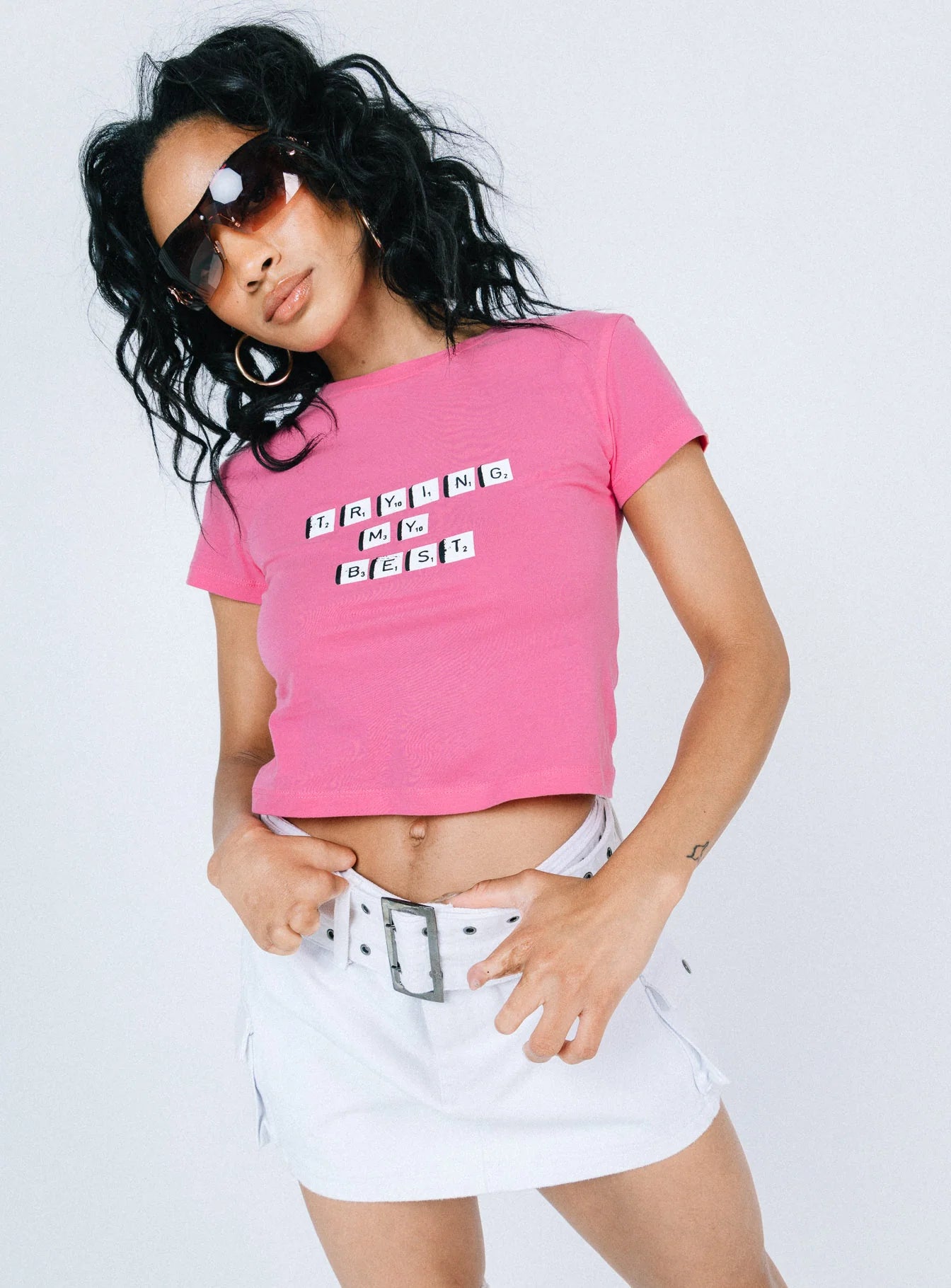 Arlie Graphic Tee Pink