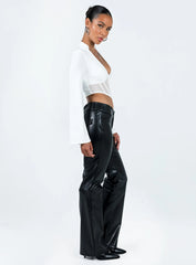 Archette Faux Leather Pants