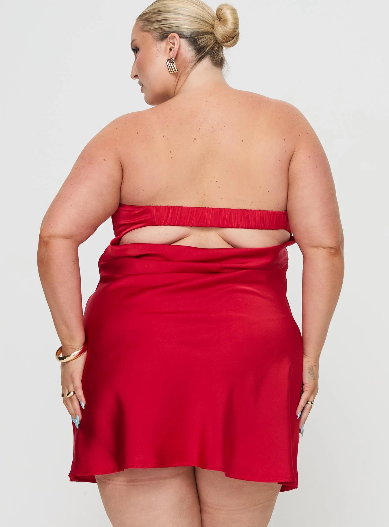 Phillipa Mini Dress Red Curve