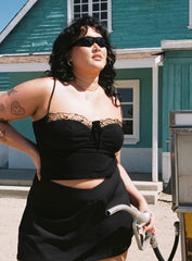 Sarella Bustier Top Black Curve