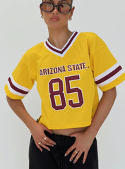 ASU Football Jersey Gold