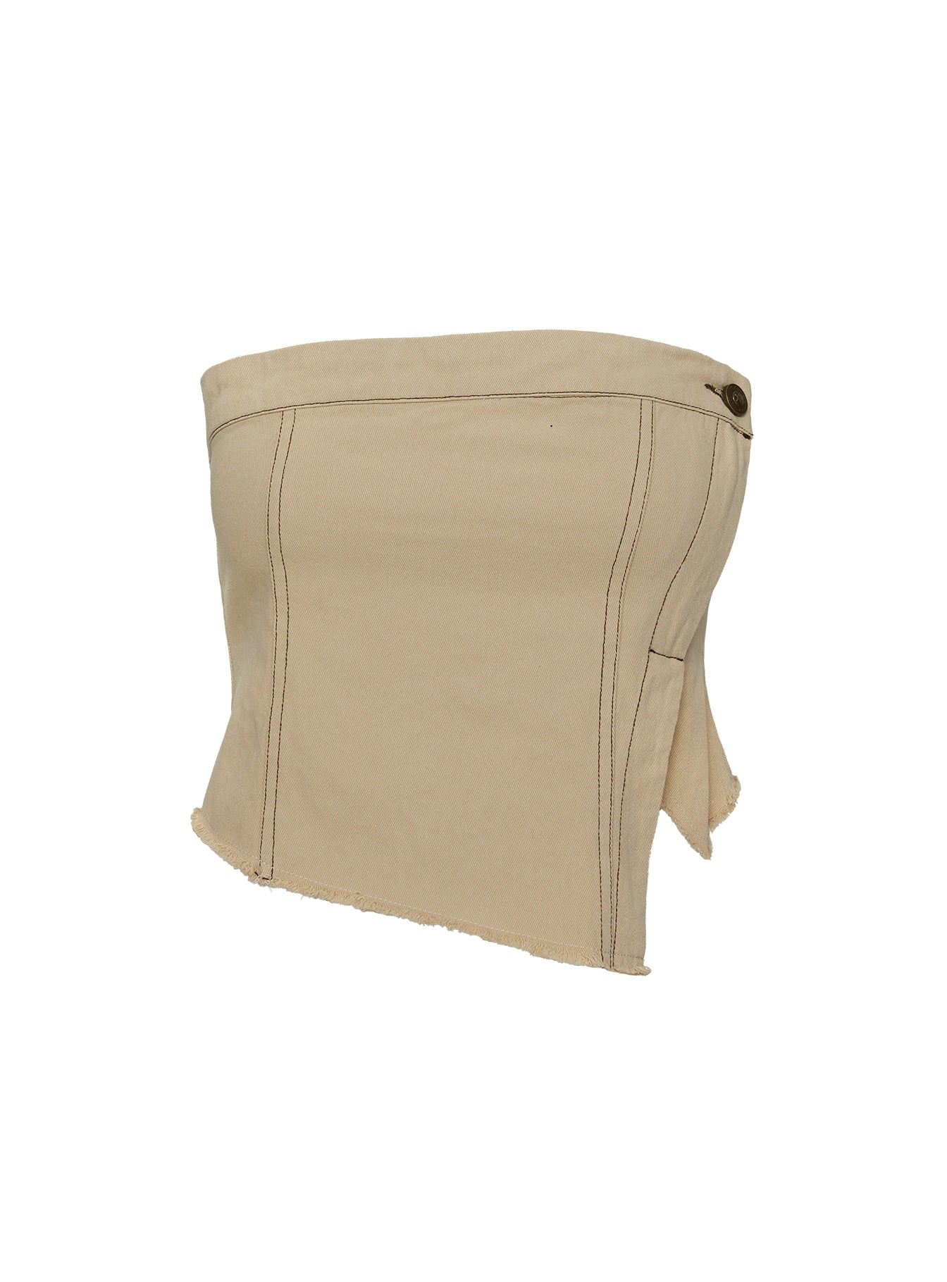 Haveny Strapless Top Beige