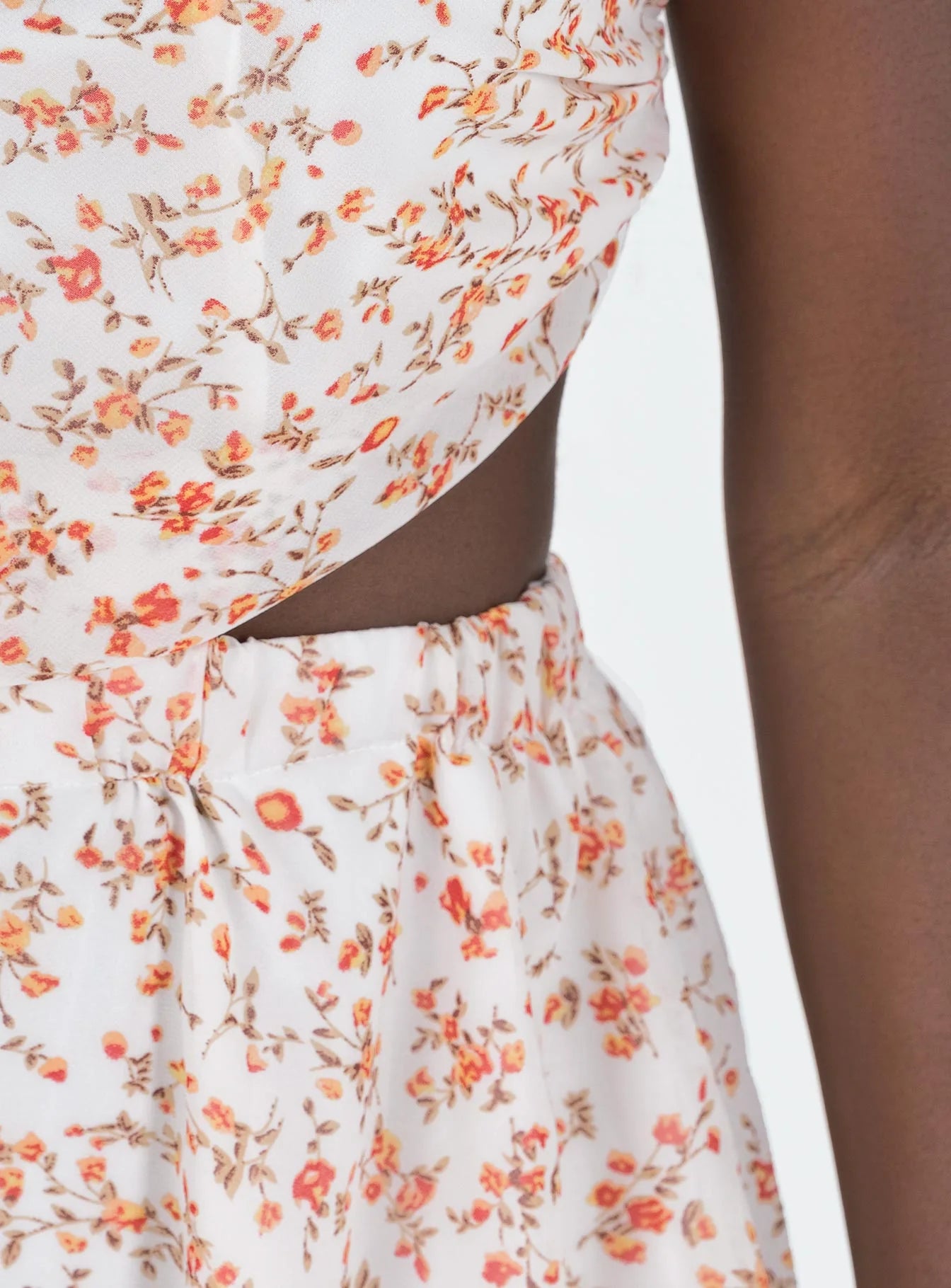 Jessia Romper White Floral