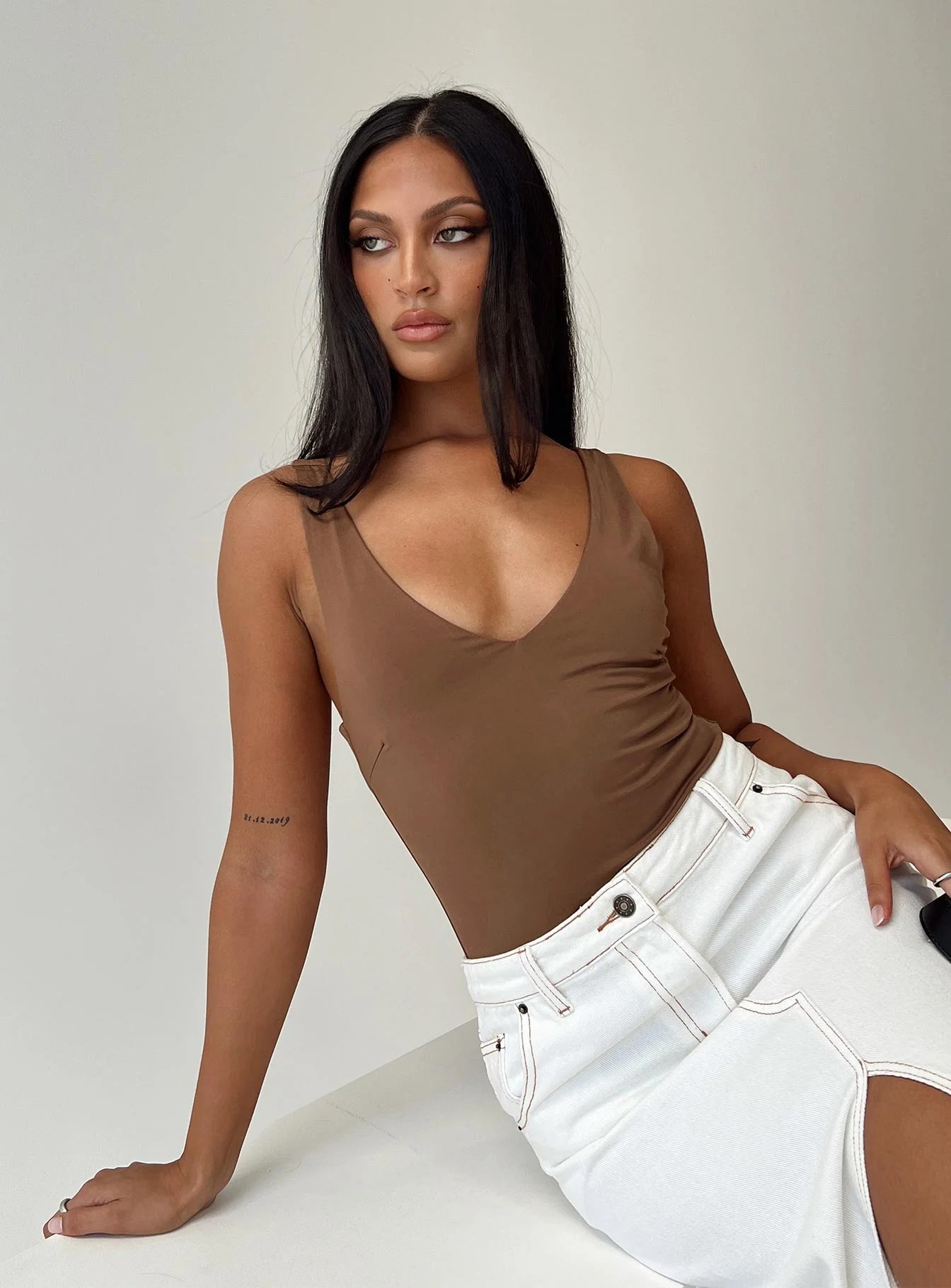 Sosie Bodysuit Brown
