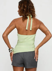 Clerissa Ring Detail Top Green