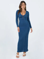 Zelie Maxi Dress Blue
