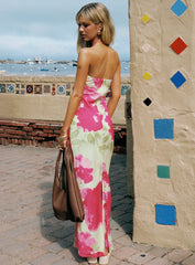 Best Of Me Strapless Maxi Dress Multi