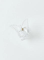 Aggie Hair Clip Pearl