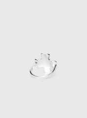 Falling Back Ring Silver