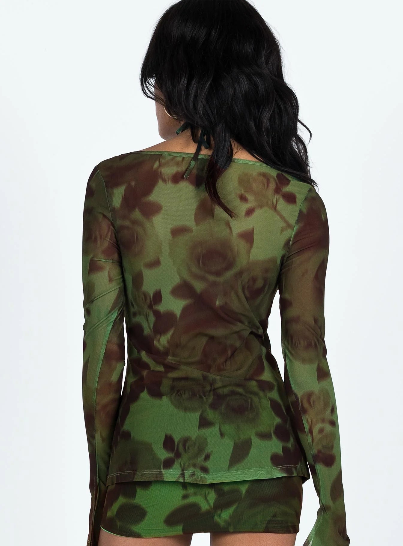 JGR & STN Thorne Long Sleeve Top Green