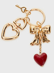 Aurelio Pendant Keyring Gold