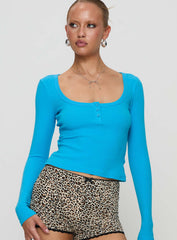 Daphine Long Sleeve Top Blue