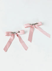 Kinski Hair Bow Pack Pink