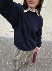All Day Crewneck Sweatshirt Navy