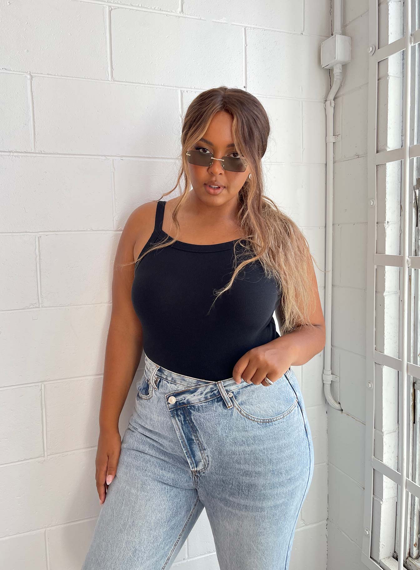 Lindsey Bodysuit Black Curve