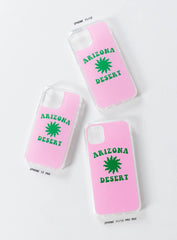 Arizona Desert iPhone Case Pink / Green