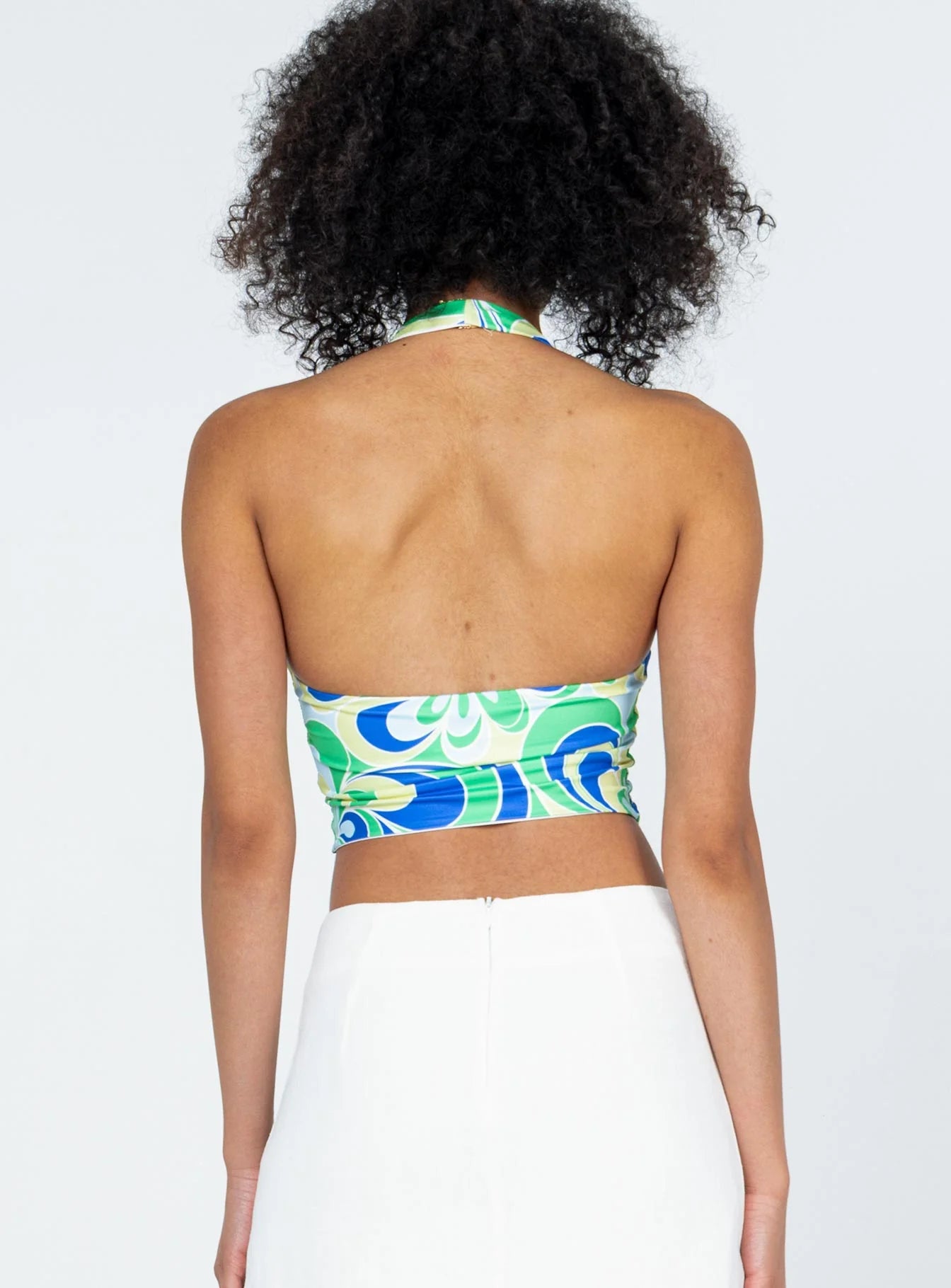 Kenia Top Green Floral