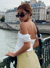 Malany Corset Top Ivory