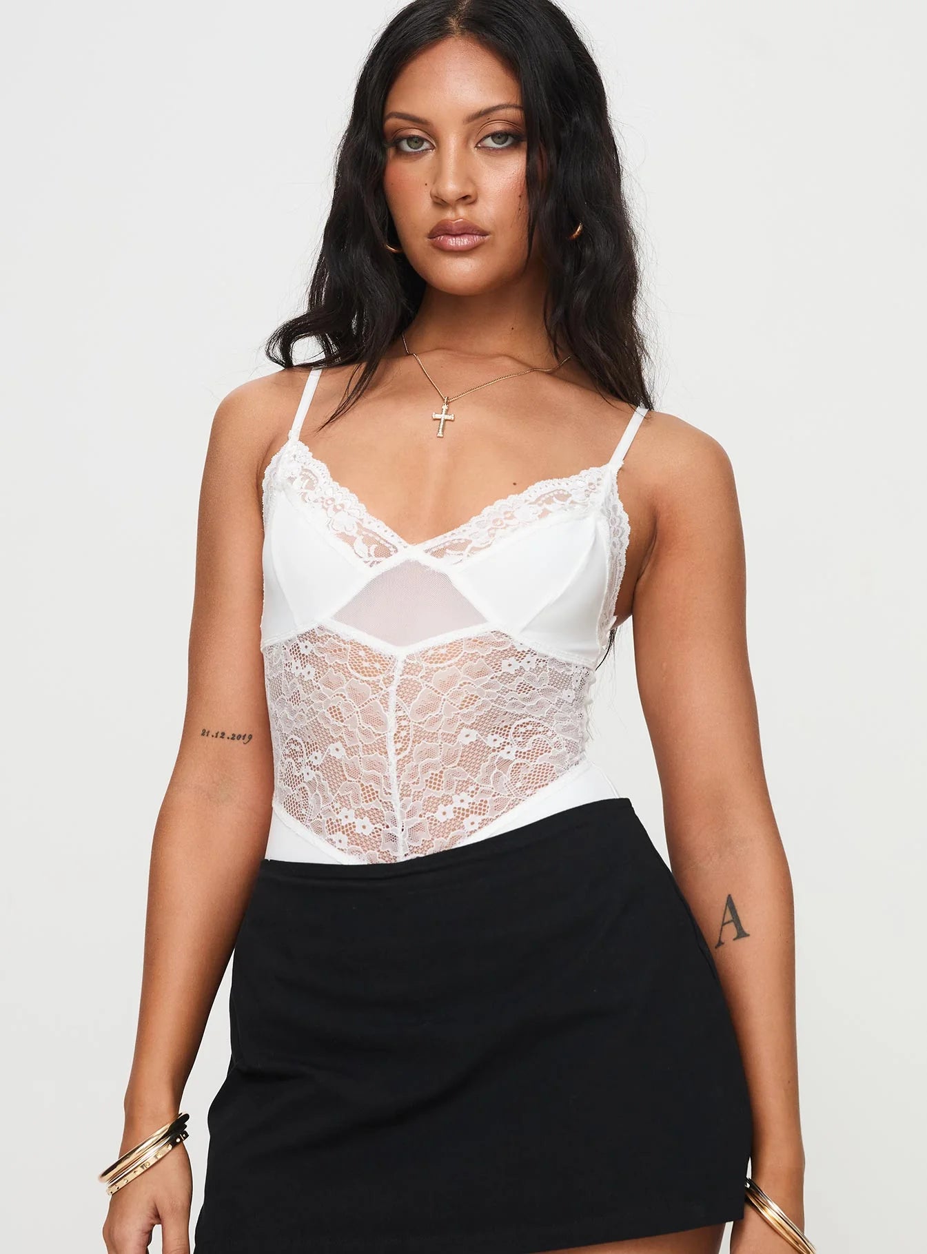 Verbena Bodysuit White