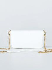 Peta & Jain Munroe Crossbody Bag White Croc