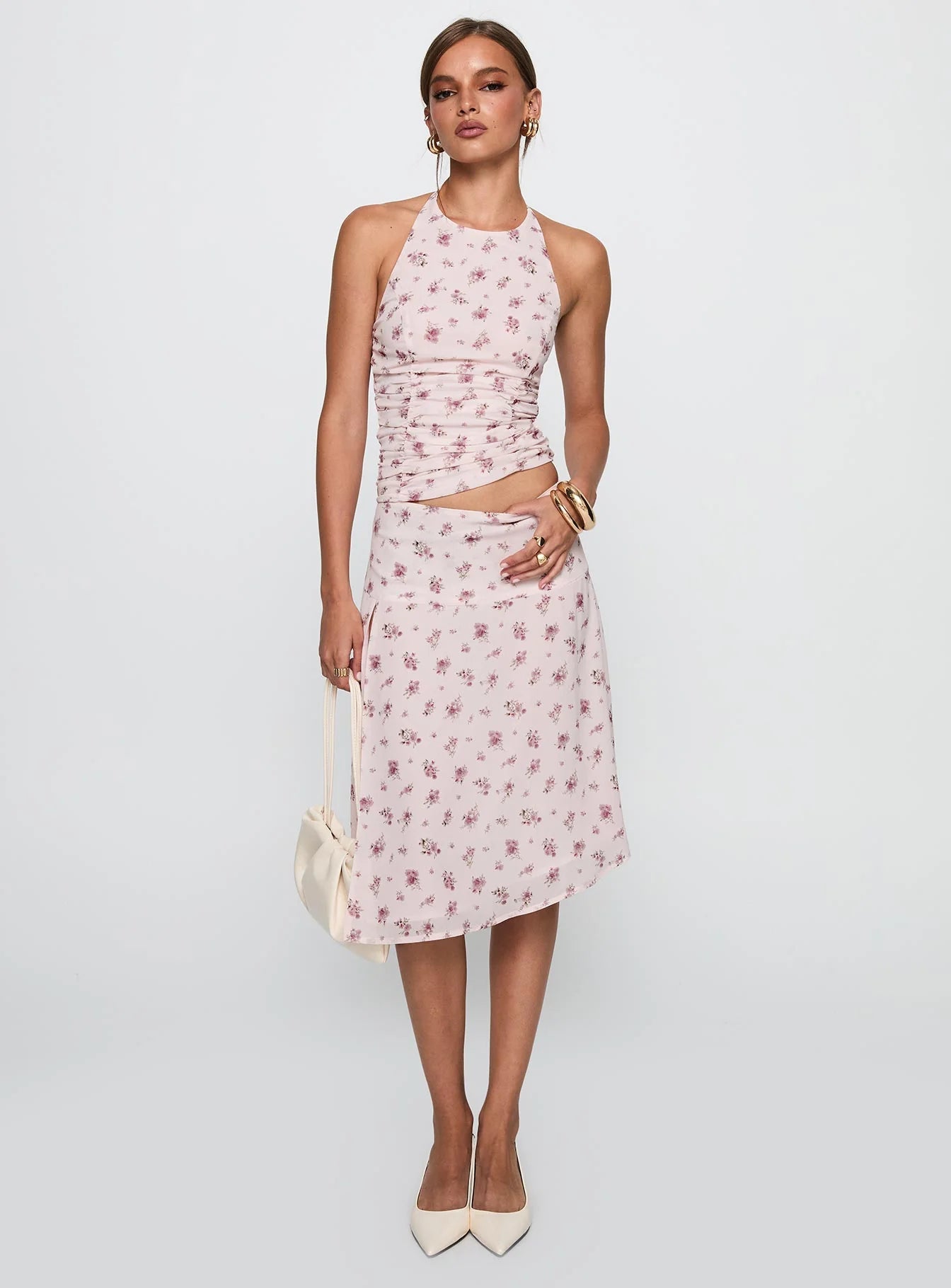 Mixed Media Set Pink Floral