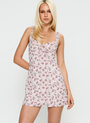 Sweetpea Mini Dress Multi Floral