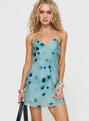 Noe Mini Dress Blue
