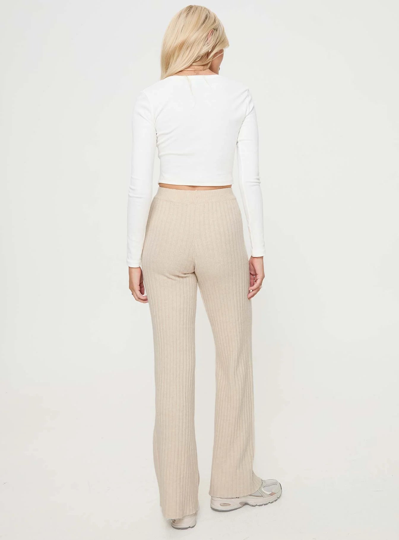 Montana Knit Pants Cream