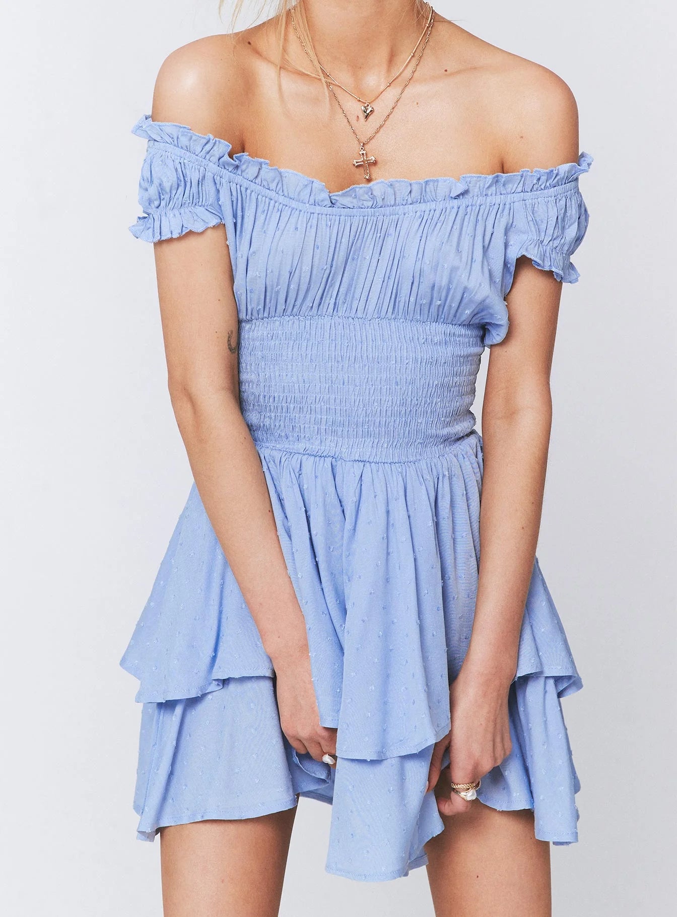 The Love Galore Romper Blue Lower Impact