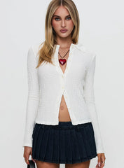 Luther Long Sleeve White