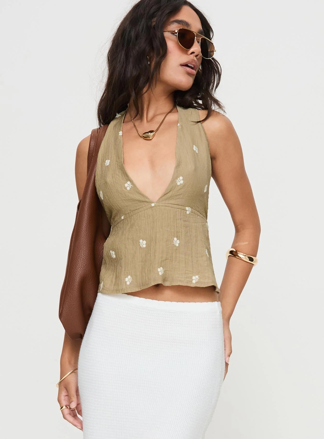 Zachariah Halter Top Brown