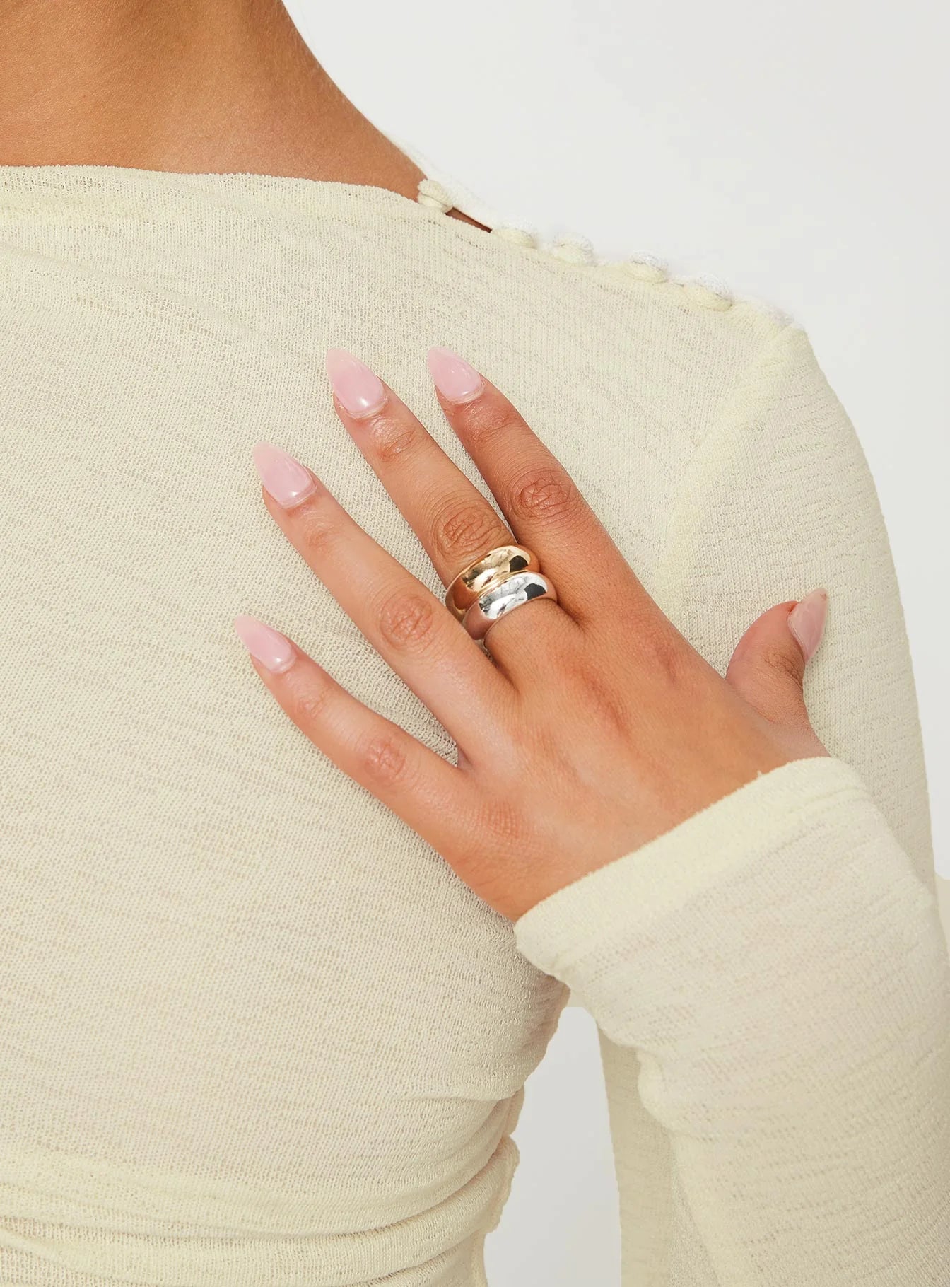 Luvinia Long Sleeve Top Cream