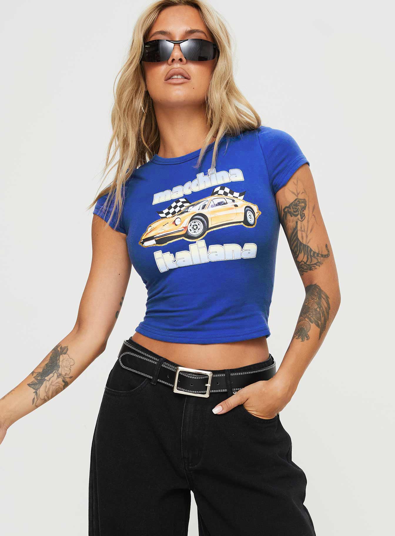 Machina Tee Blue