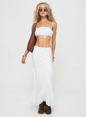 Arla Broderie Maxi Set White