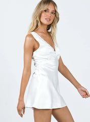 Posie Mini Dress White